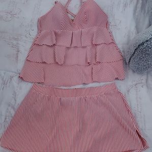 Lane Bryant stripped Bathing suit